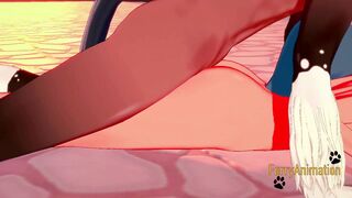 BNA Hentai - Michiru having sex with a - Gay Clip 15841