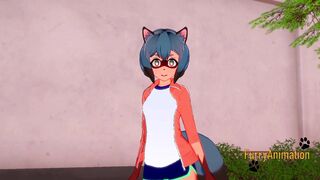 BNA Hentai - Michiru having sex with a