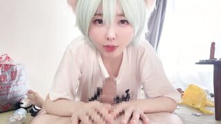 Nothing is it? I have a (laughs) Yari neko is a beast man who loves SEX, a who opens her crotch immediately because she