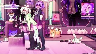 Max The Elf : ( Animation ) - Futa - Futanari - Trio De Chicas Cogiendo Con Ganas