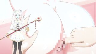 Little redhead getting touched in the bathrooms - Hentai Anime