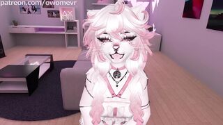 Horny Furry Catgirl in Heat Desperately Wants to Breed You - VRChat Furry