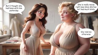 Stepmother Shares Wild Toy Night with Neighbor and Friend Involving Young Woman (AI generated)