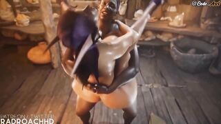 Elf gets an intense fuck [Spanish subtitle]