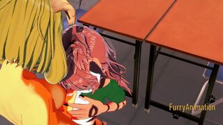 Furry Futanari Hentai - Dog Futanari and Tiger Girl Hard Sex