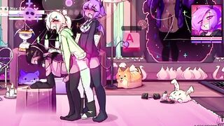 MAX THE ELF : ( ANIMATION ) - FUTANARI GAME - I found out that that girl is submissive and does everything I want to ple