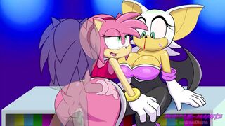 Rouge the Bat Gets Cucked By Amy Rose