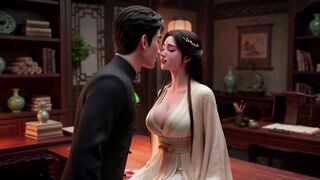 Asian man bought a magical figurine that turned into a girl. Part 2