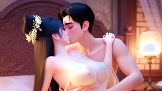 Asian man bought a magical figurine that turned into a girl. Part 2