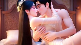 Asian man bought a magical figurine that turned into a girl. Part 2