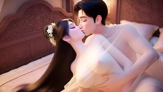 Asian man bought a magical figurine that turned into a girl. Part 2