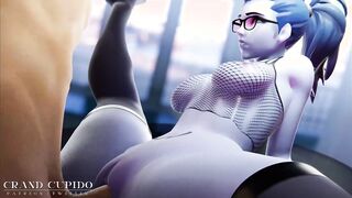 [Compilation] Widowmaker has Fun with Big Dicks[Grand Cupido]( Overwatch )