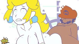FUTA Princess Peach cumming