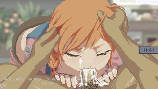 Hentai Game - Swarm Bunker Blowjob scene