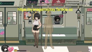 Train45 new 2026 ryona hentai gameplay video . Cute blonde making porn on the subway