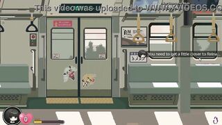 Train45 new 2026 ryona hentai gameplay video . Cute blonde making porn on the subway