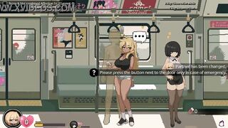 Train45 new 2026 ryona hentai gameplay video . Cute blonde making porn on the subway