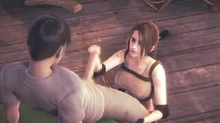 Lara tomb raider cosplay hentai in erotic xxx manga