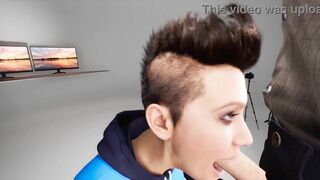 Quick Blowjob 3D Porn Anime Hentai SFM Deepthroat Blowjob Facefuck Gameplay totally different title and has at least 40%