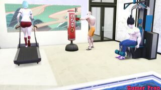 Bulma Beautiful Wife Sexually Trained by Master Roshi Cuckold Husband Dragon Ball Hentai NTR