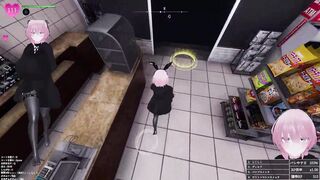 【Hentai game】hutanari exposure 【3D】