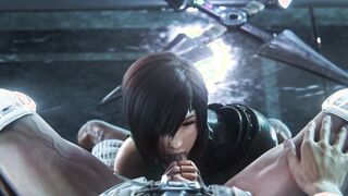 Riding a Soldiers Dick To Distract Him From The Fight - 3d Animation