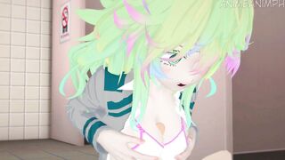 Fucking Toru Hagakure / Invisible Girl from My Hero Academia Until Creampie - Anime Hentai
