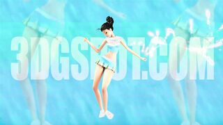 3DGSPOT - Big Titties Futanari Fucks Her Pussy With A Tiny Futanari! 3D CARTOON PORN!