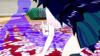 My Hero Academia Hentai - Kayama Nemuri jerk off & sucking dick