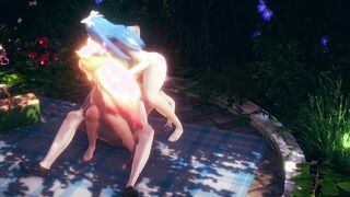 League Of Legends Hentai - Ahri And Syra Threesome