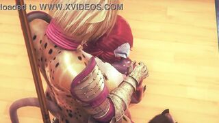 Furry Hentai - FawnGirl & TigerGirl both Futanari