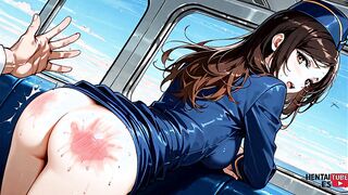 Hentai - Sheila flight attendant Photo Compilation