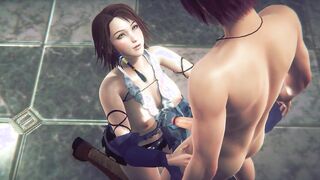 Final Fantasy Hentai - Yuna blow job & anal sex