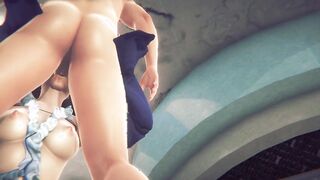 Final Fantasy Hentai - Yuna blow job & anal sex