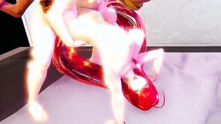 HS DxD Hentai - Rias Gremory sex in his beedroom