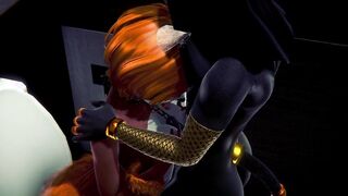 Furry Hentai - Anubis the dogboy & foxygirl
