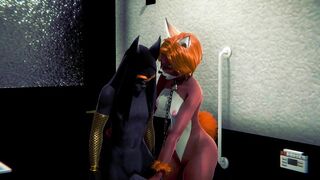 Furry Hentai - Anubis the dogboy & foxygirl