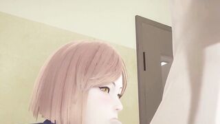 Jujutsu Kaisen Hentai - Nobara Kugisaki sucking dick & penetration