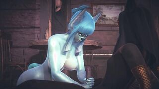 Furry Hentai Pokemon - Glaceon & Anubis the dogboy