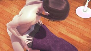 Hentai 3D Uncensored - Emily Handjob & bareback