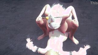 Genshin Impact Hentai - Ningguang penetrated by Jean's dick