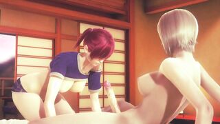 Hentai Uncensored - Sonia HardSex in tatami room & futanari