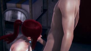 Fairy Tail Hentai - Erza Scarlet sucking and Fucked