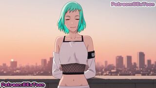 Naruto Hentai Anime - Big Tits Fuu Blow Job Hentai by eextoon