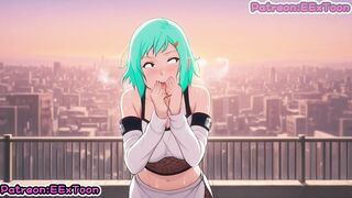 Naruto Hentai Anime - Big Tits Fuu Blow Job Hentai by eextoon