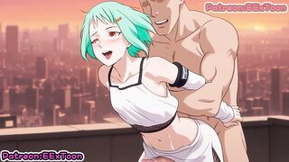 Naruto Hentai Anime - Big Tits Fuu Blow Job Hentai by eextoon