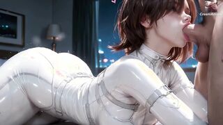 Dirty Talk, Deep Blowjob, and Hard Fucking - 90 Fps 3D Model
