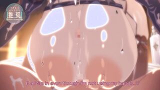 陥没乳首レミエールにお風呂で甘々泡ニュルパイズリされちゃう高級ホテルでローションおっぱいにズリズリされて乳内射精Sex【ゼンゼロ2Dエロアニメ】