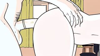 Bleach - Inoue and Ichigo hard fucking doggy style video