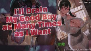 Feral Fdom Drains Your Balls Over and Over CUM IN HER BREED HER DO IT ASMR